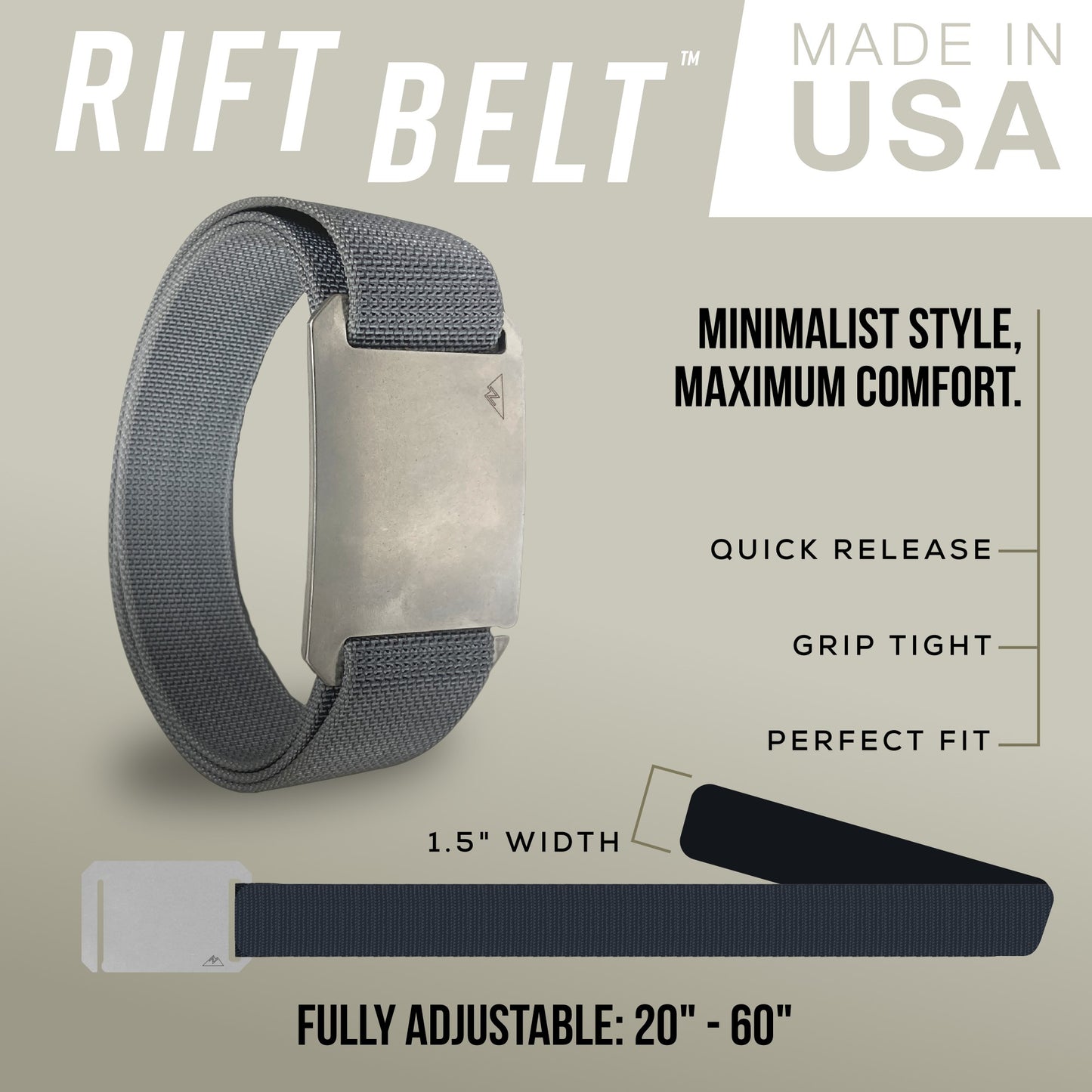 The Rift Belt™- Stainless