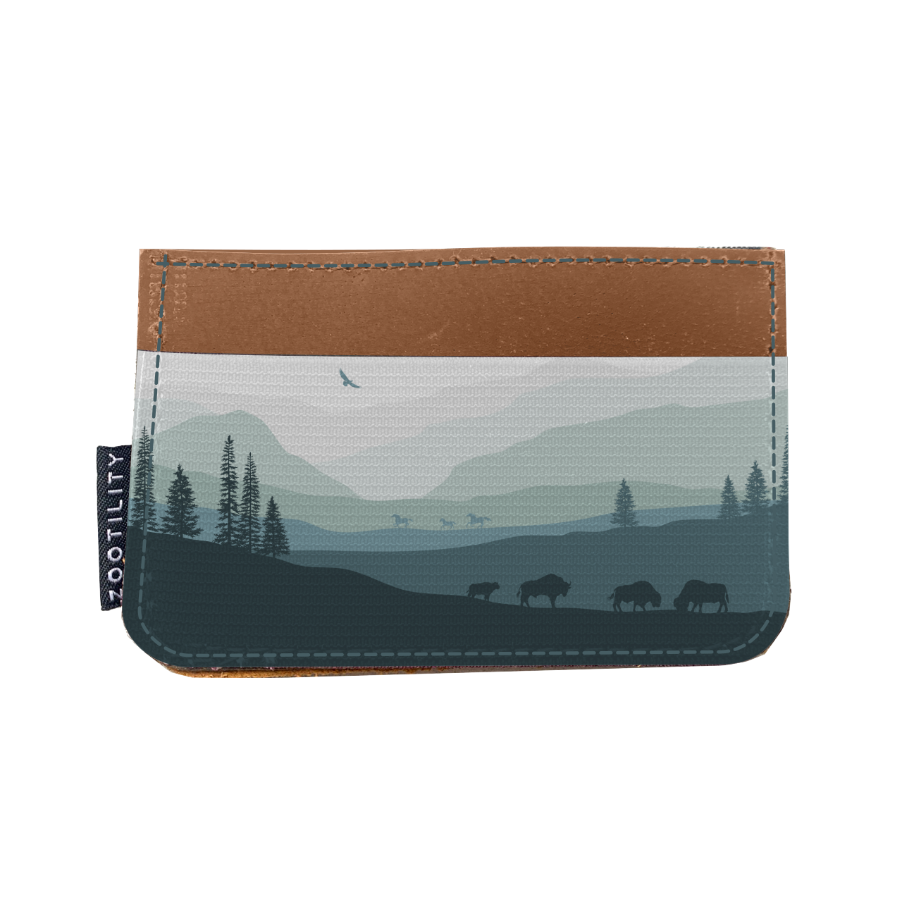 Leather Card Holder Wallet - Prints