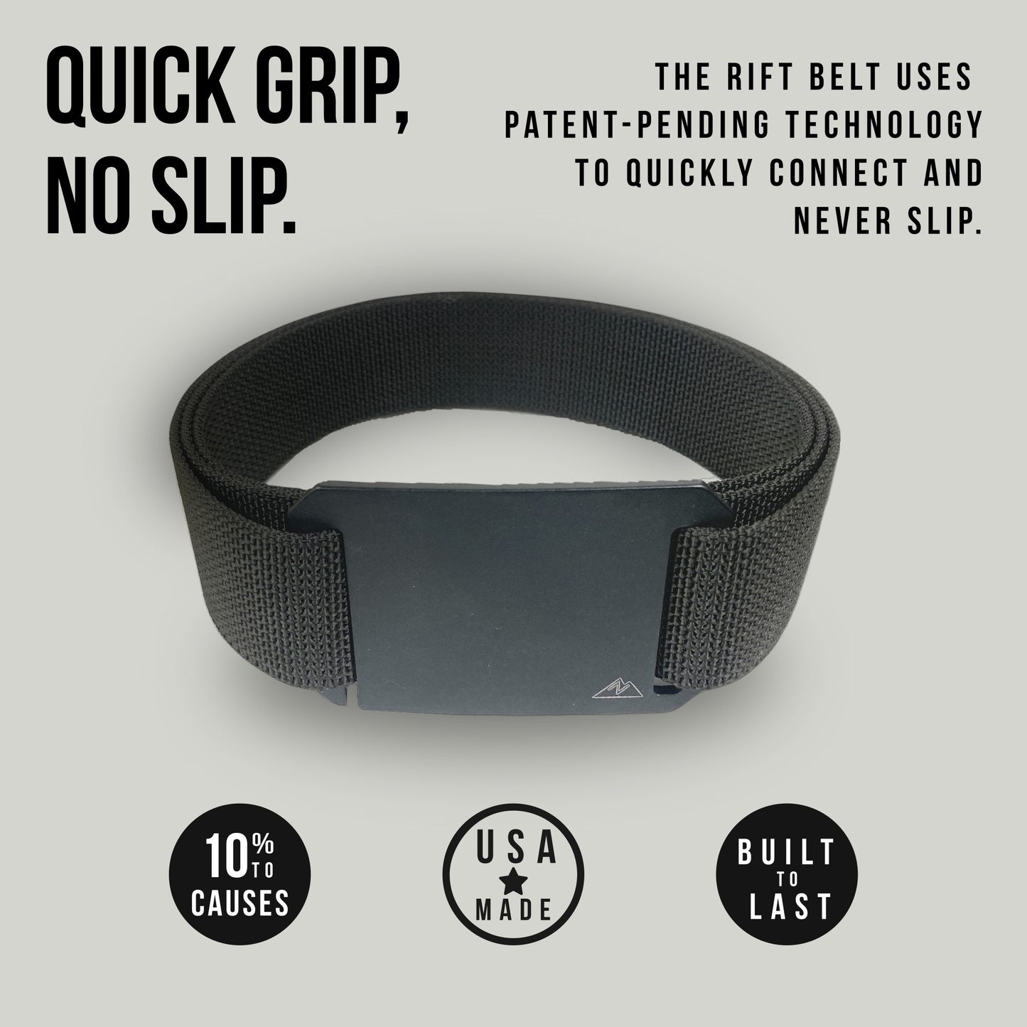 The Rift Belt™ - Black Aluminum