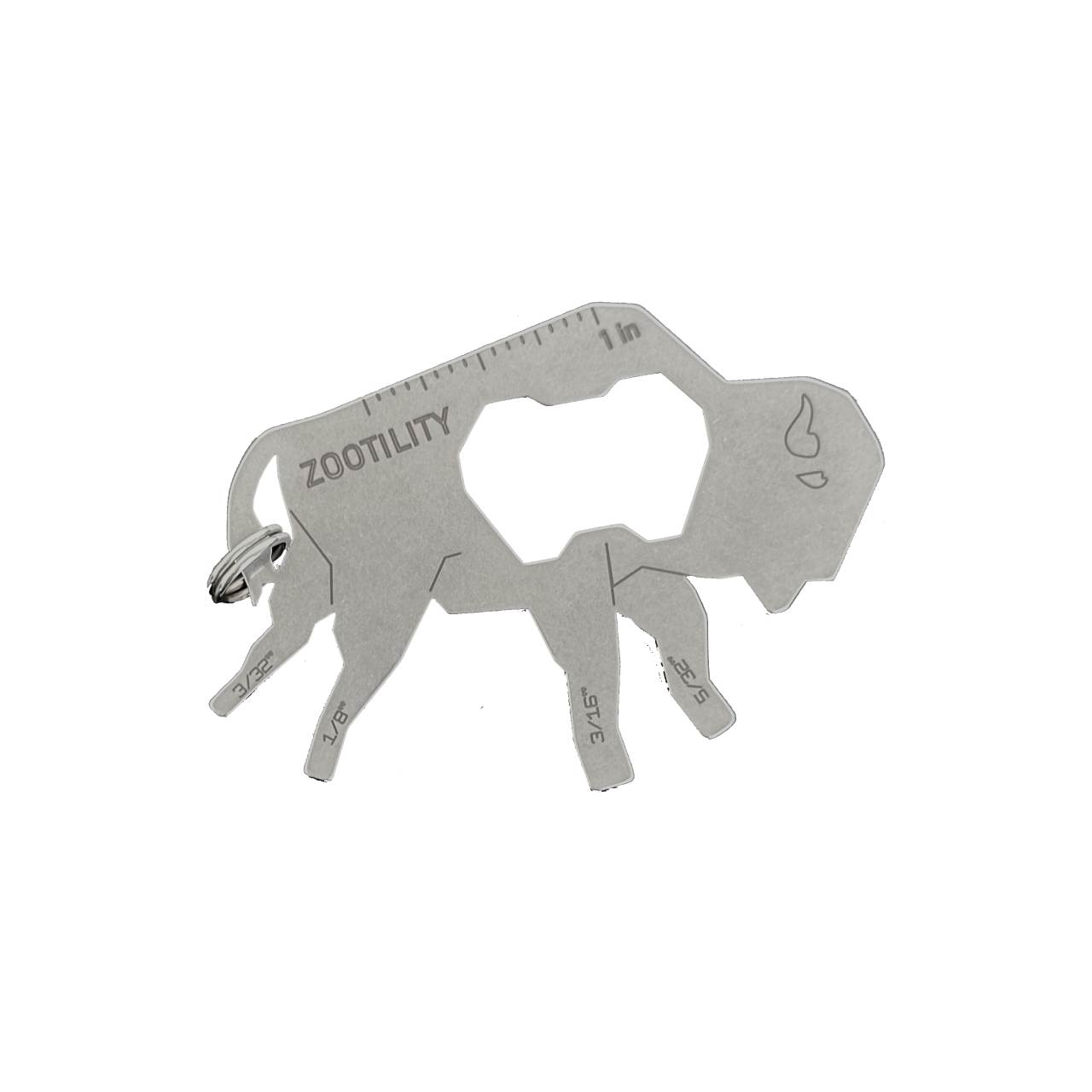 Buffalo Bit™ 7-in-1 Keychain Multi-Tool