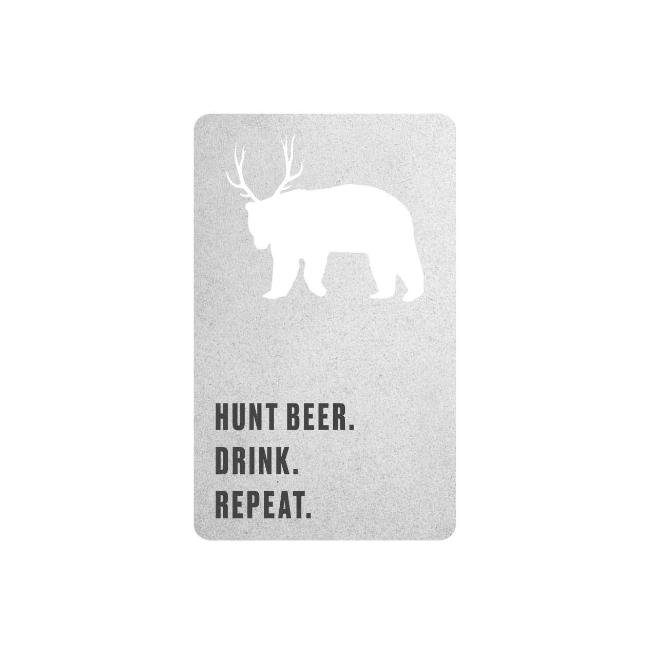 Beer & Friends Bottle Opener Card