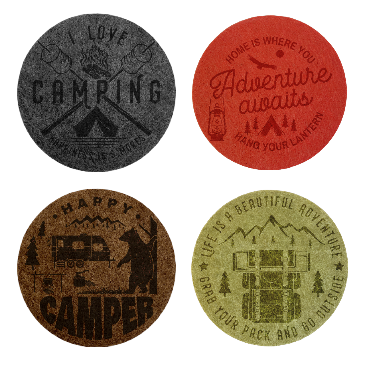 Felt Coaster 4-Pack