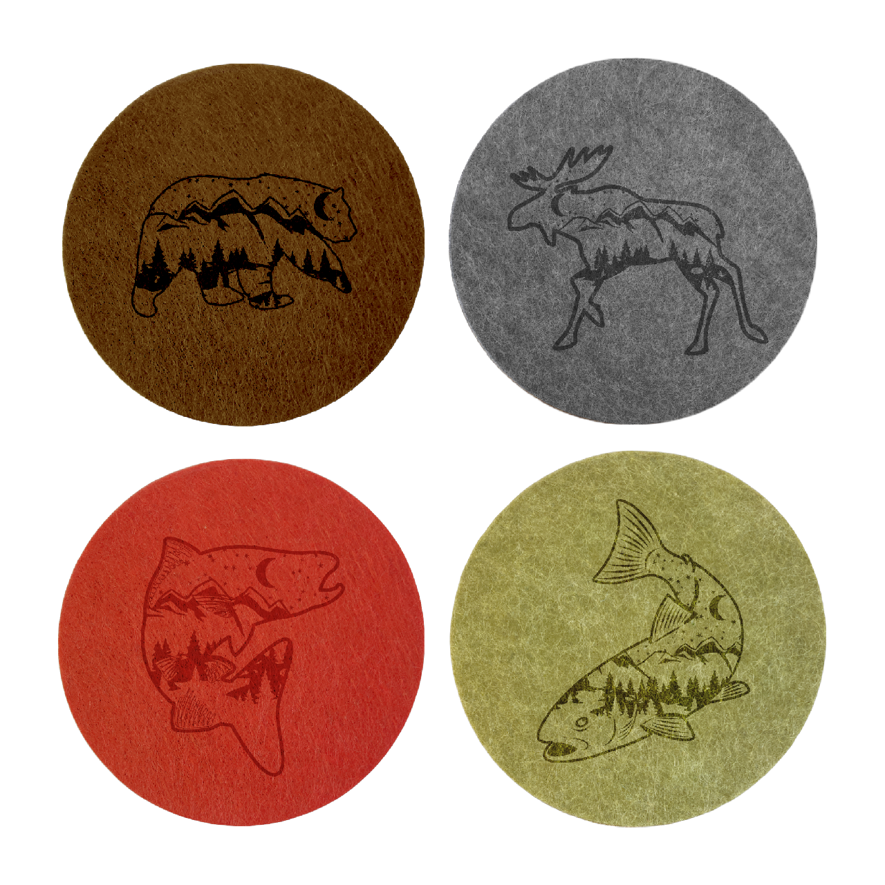 Felt Coaster 4-Pack