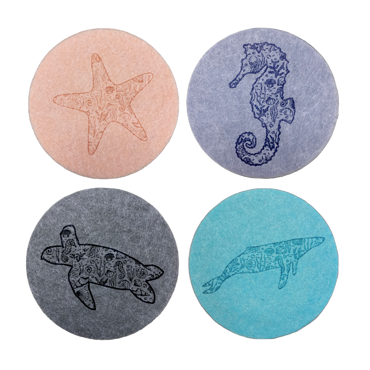 Felt Coaster 4-Pack