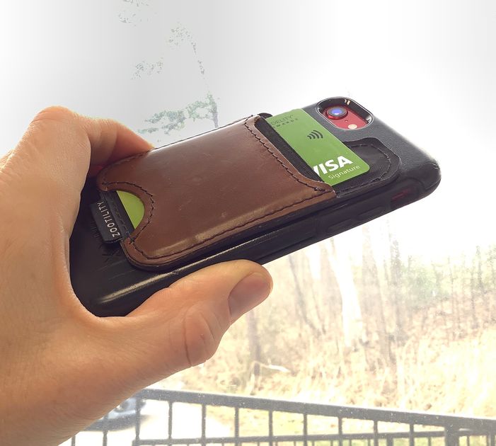 Leather Phone Wallet Lifestyle Image