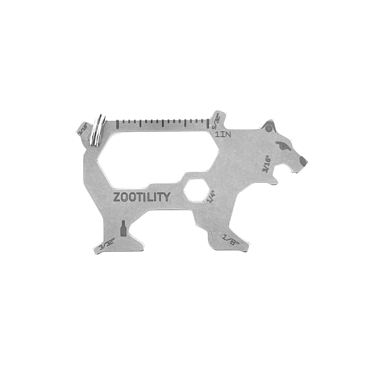 Bear Key 12-in-1 Keychain Mult-Tool