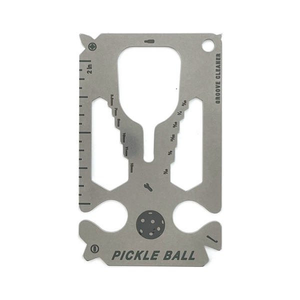 Pickle Ball Wallet-Sized Pocket Credit Card 19-in-1 Multi-Tool