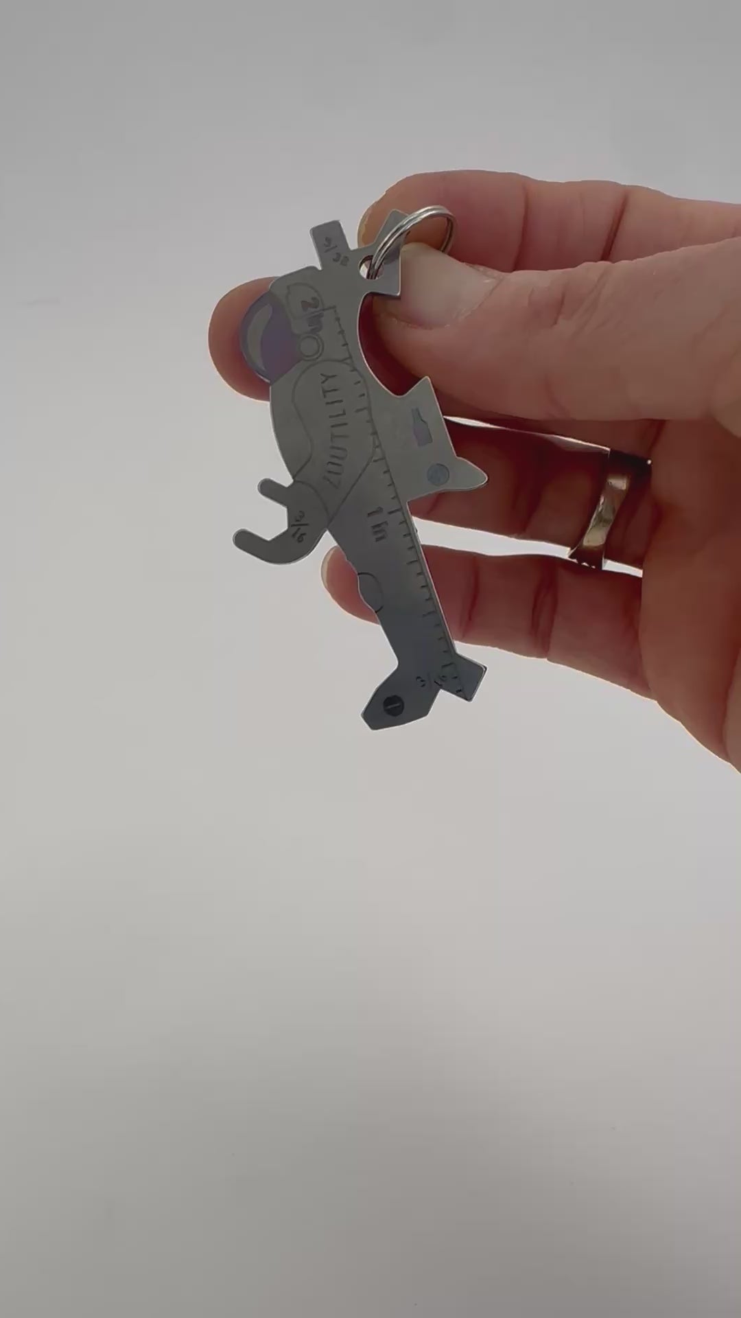GalaxKey Astronaut Keychain Pocket 8-in-1 Multi-Tool
