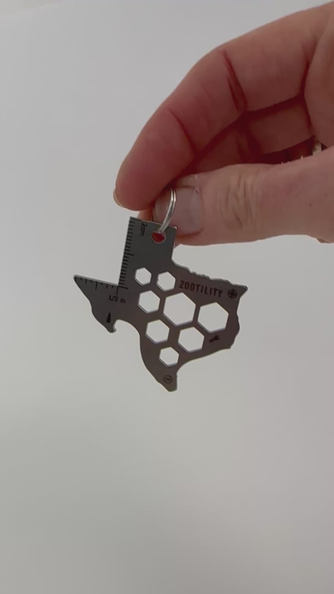 Texas 13-in-1 Keychain Pocket Multi-Tool Stainless Steel Made In