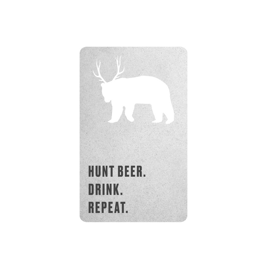 "Beer & Friends" Bottle Opener Card