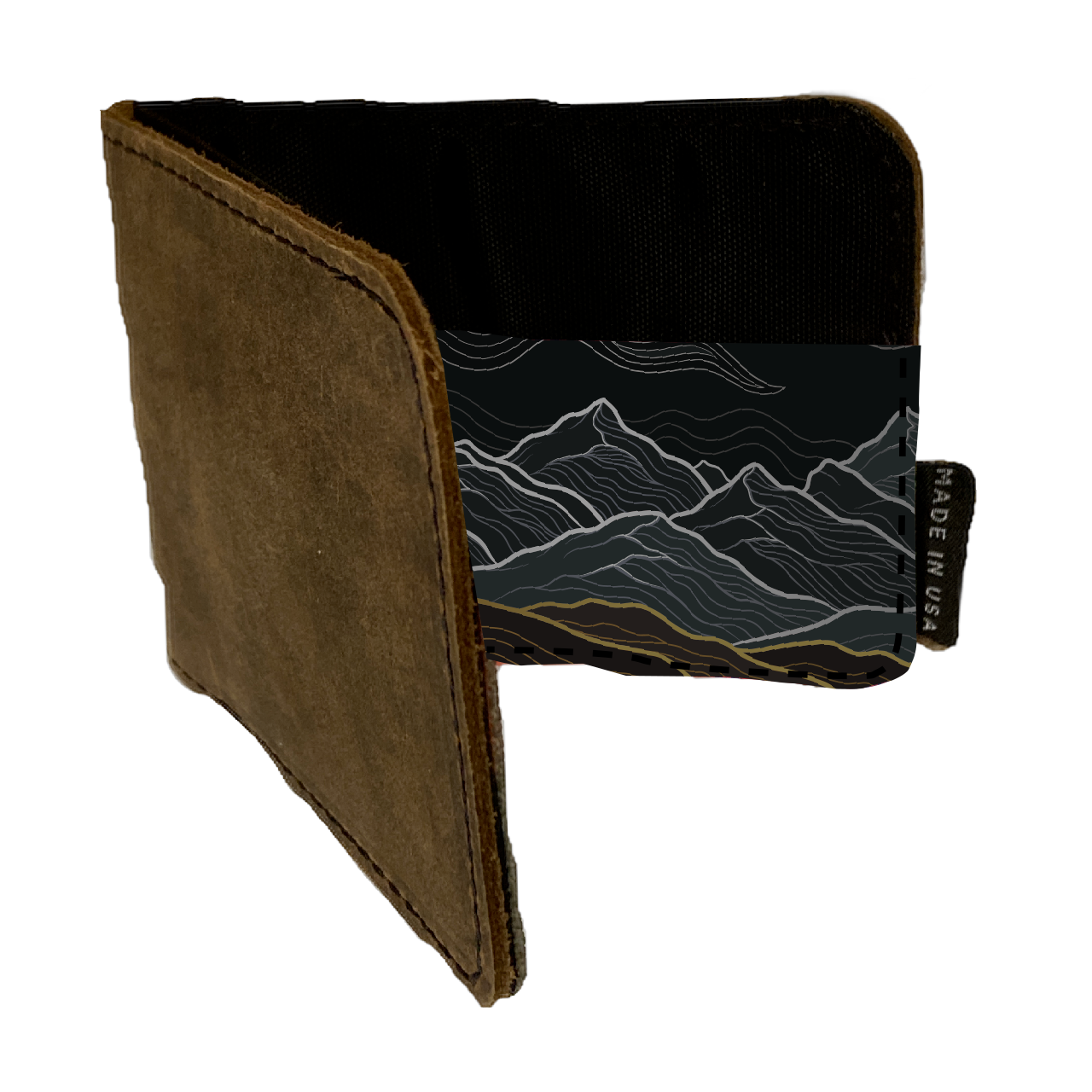 Leather Fold Wallet - Prints