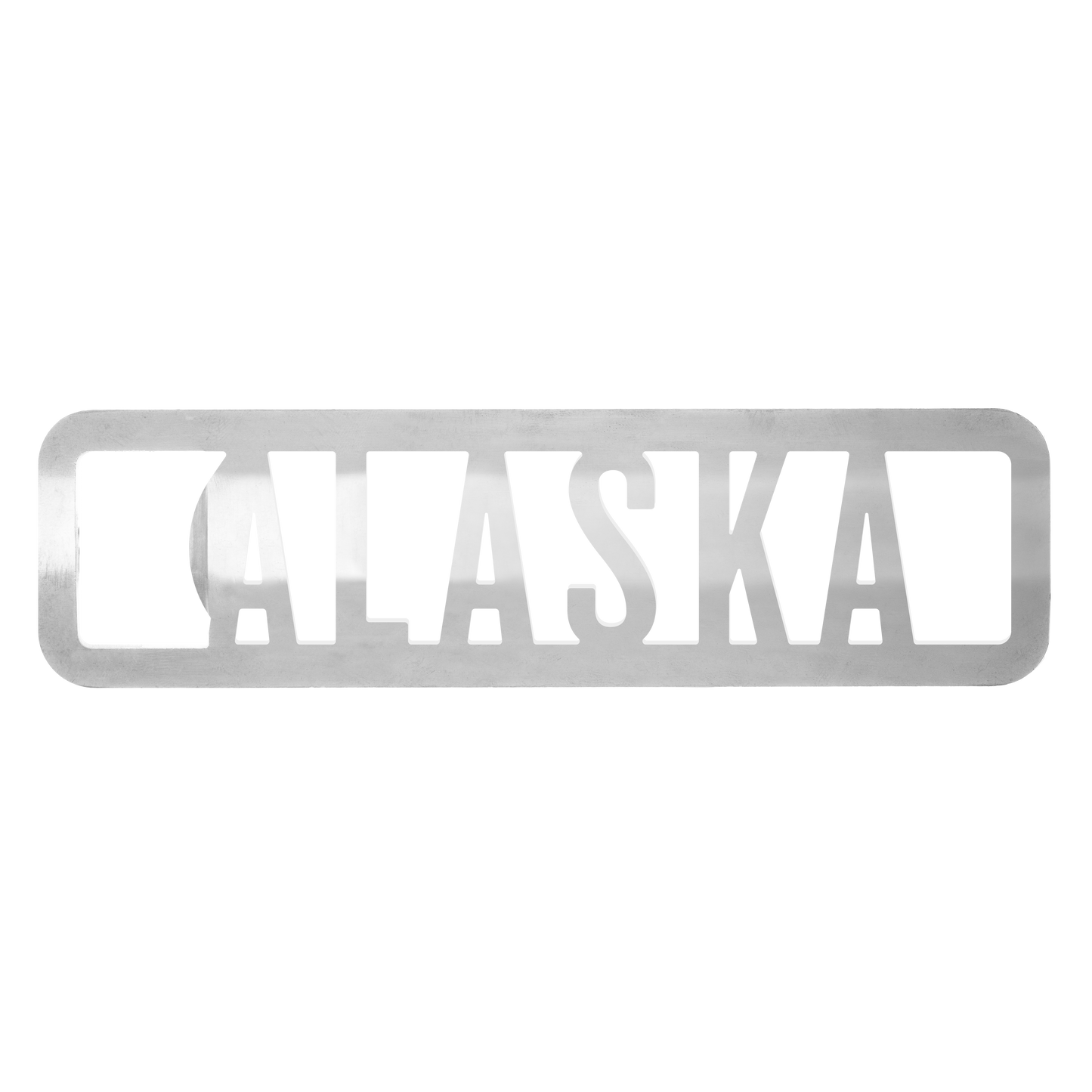 Alaska State Name Bottle Opener