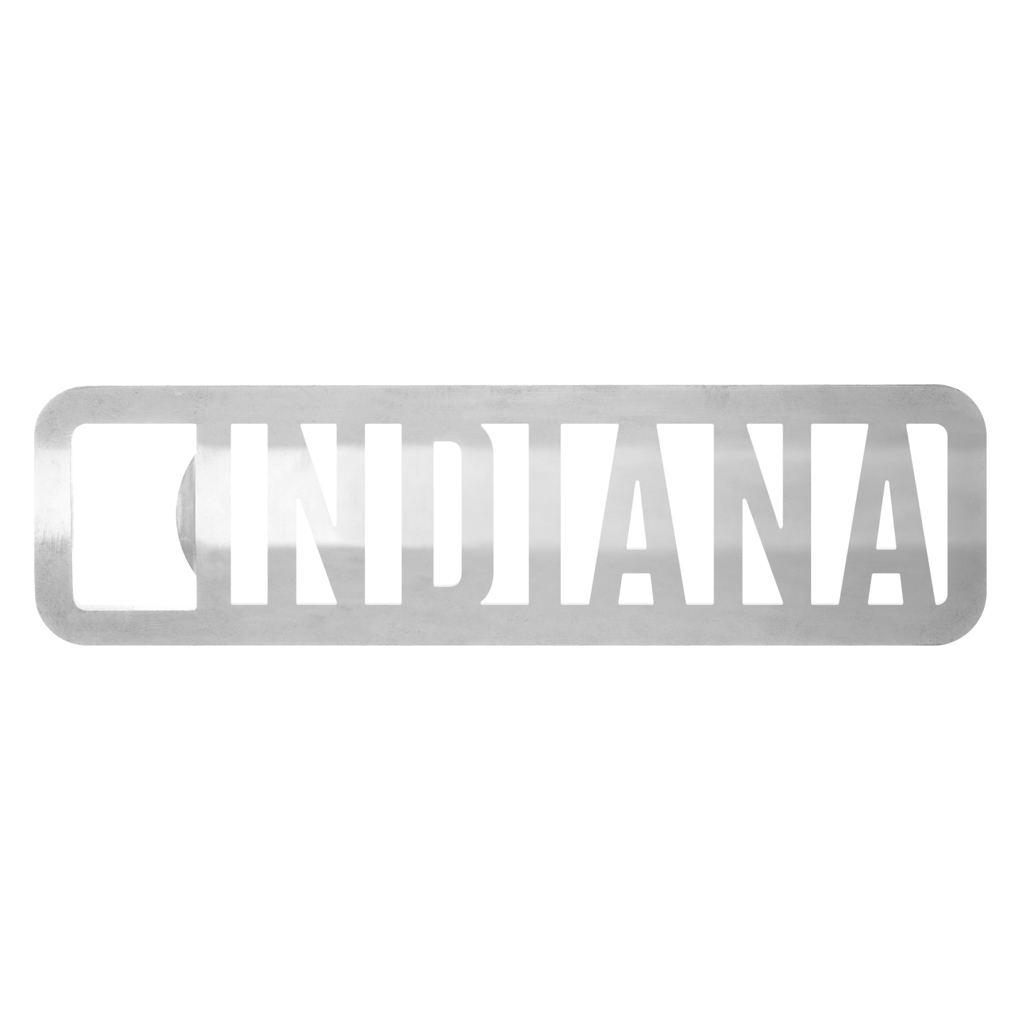 Indiana State Name Bottle Opener