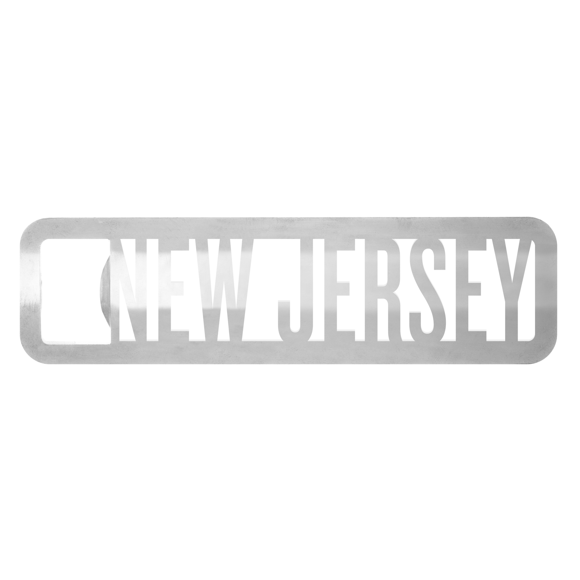 New Jersey State Name Bottle Opener