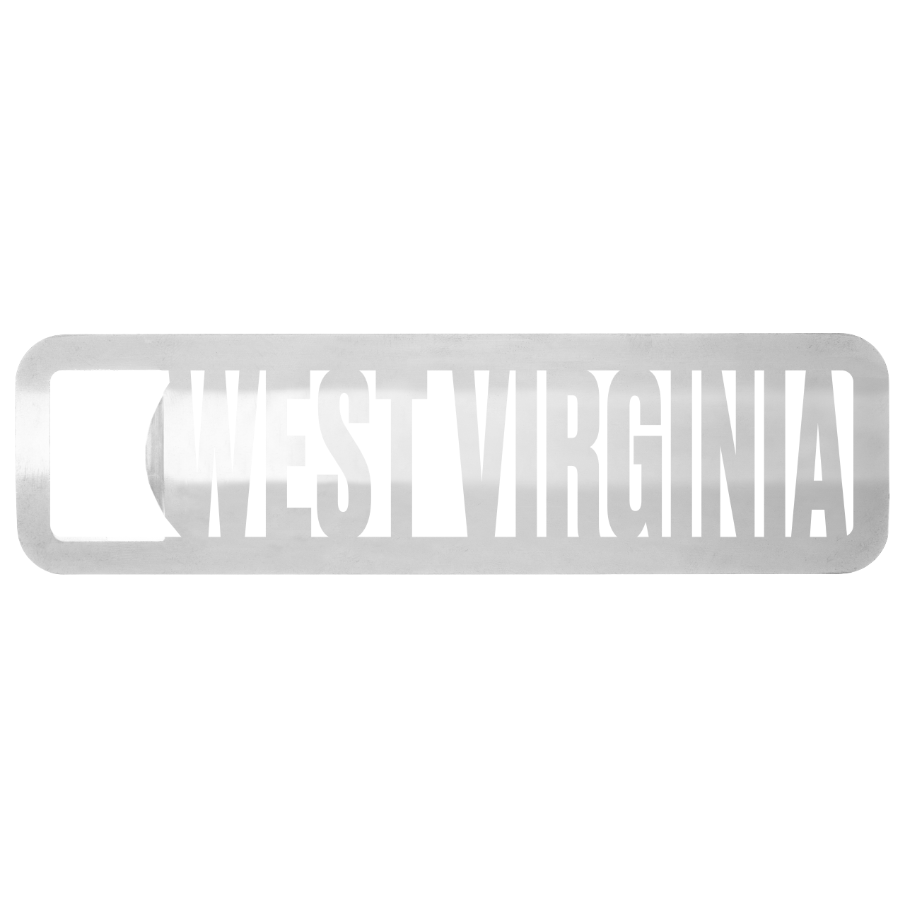 West Virginia State Name Bottle Opener