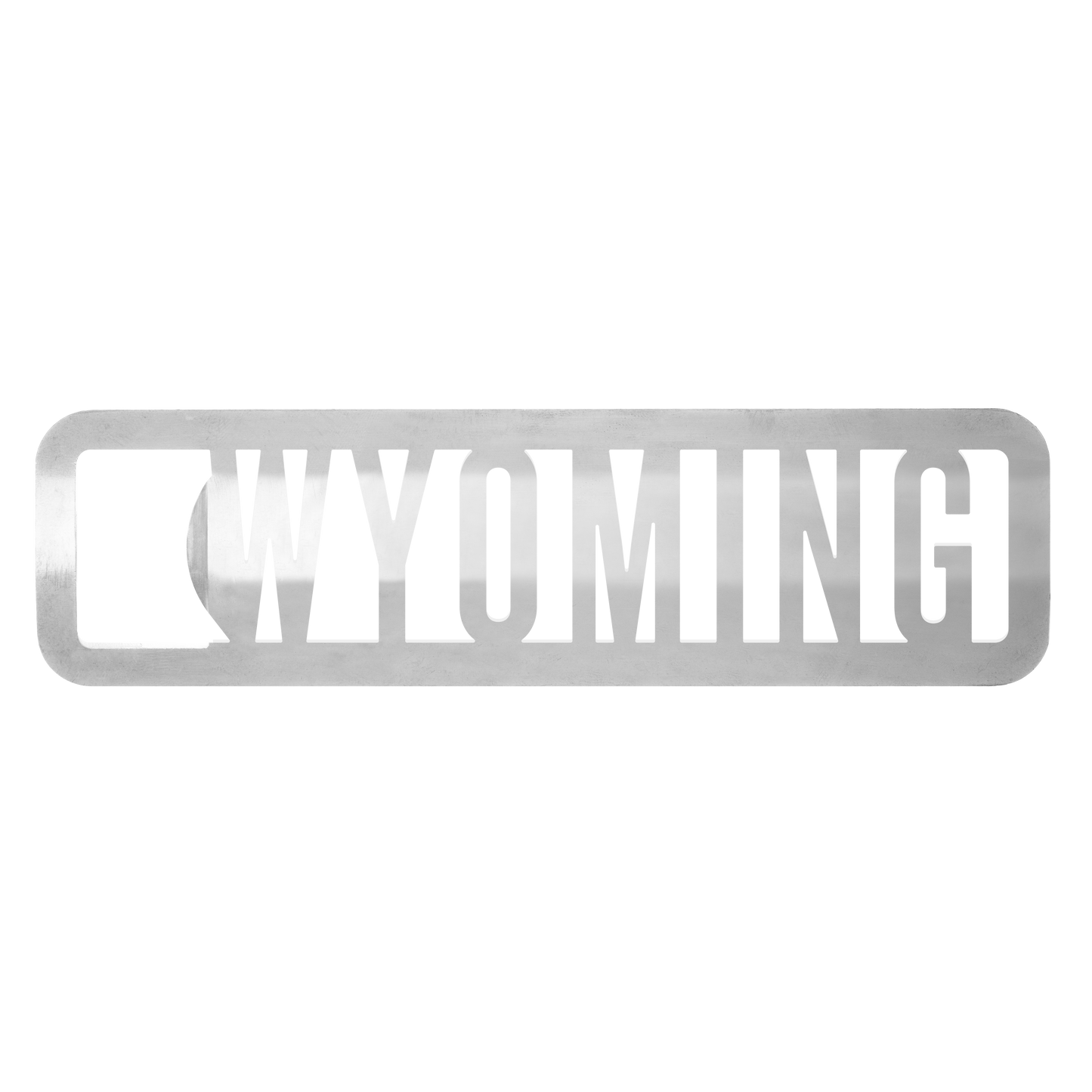 Wyoming State Name Bottle Opener