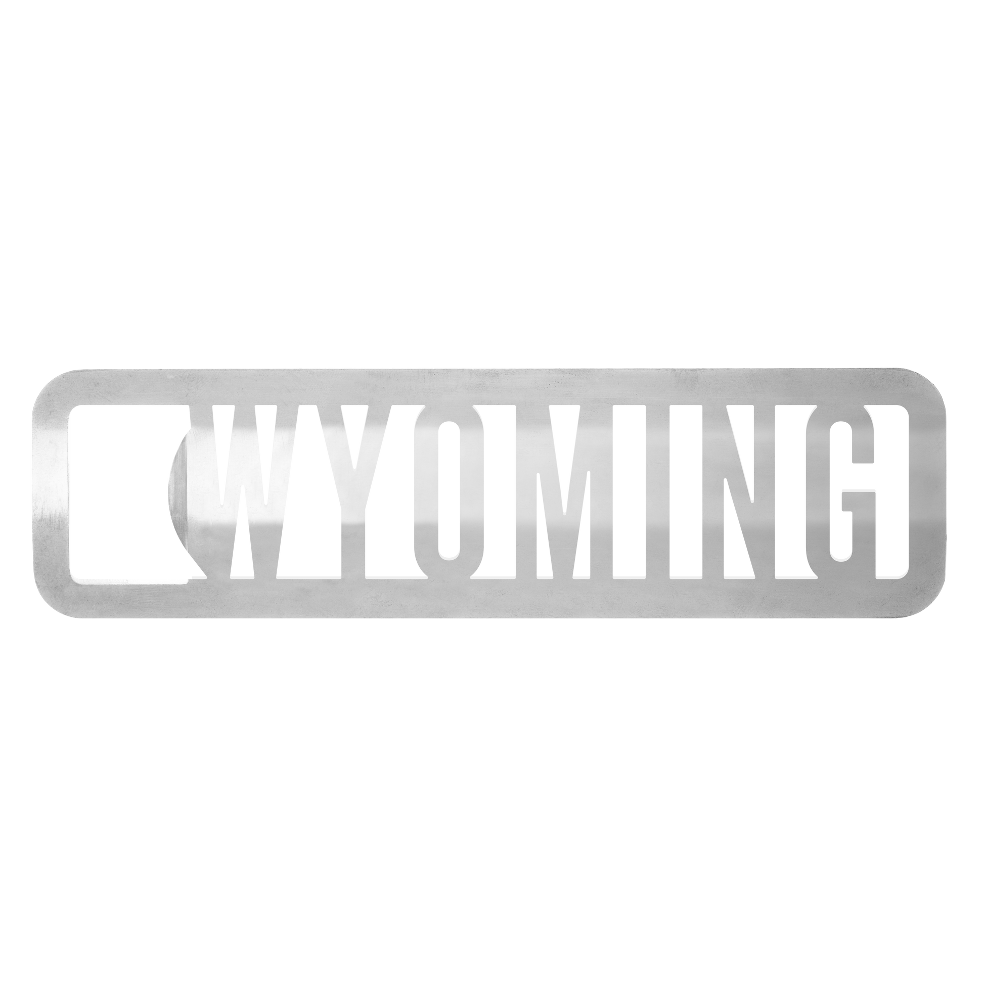 Wyoming State Name Bottle Opener